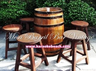 Sala madera Vintage Tabaco y salas lounge